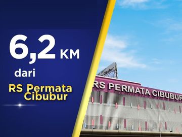 [PINGGIR JL. RAYA] Rumah Sutra Cibubur-Ciracas, Pinggir Lapangan Tembak di Jakarta Timur Jual Dijual