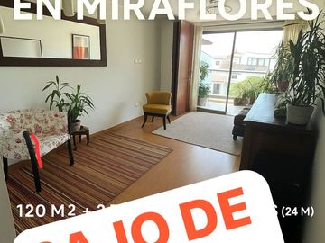 HERMOSO DUPLEX MIRAFLORES 120M2