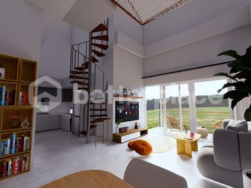 Modern Turnkey Apartment with Panoramic Glazing in Ubud