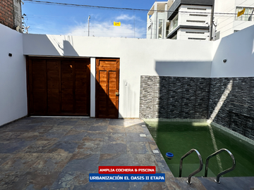 Casa De Estreno Con Piscina - Urb El Oasis Ii Etapa (Ica)