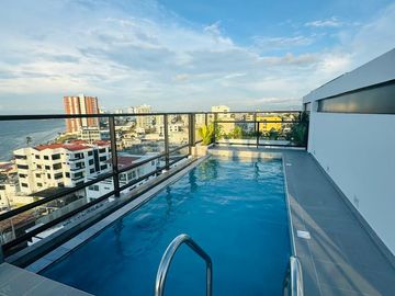 Espectacular departamento Loft completamente nuevo con vista al mar.