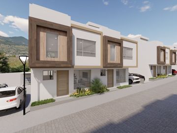Casas Crédito VIP ESQUINERAS 3 dormitorios 2 parqueaderos terraza y jardín Conocoto VENTA EN PLANOS