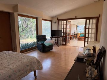 CASA DE UN NIVEL EN VENTA EN FRACCIONAMIENTO ECOLÓGICO CON CASA CLUB EN TESMIC, XOCHIMILCO