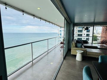 Espectacular departamento frente al mar en Edificio Ibiza.
