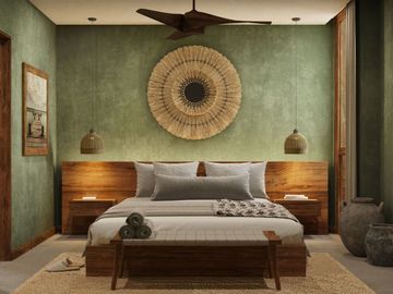 Departamento con alberca privada, frente al mar, en venta, Tankah, Tulum.
