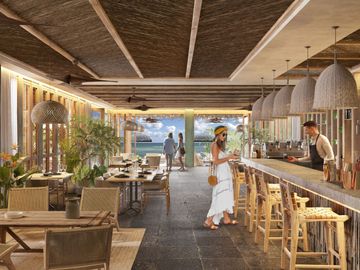 Departamento con alberca privada, frente al mar, en venta, Tankah, Tulum.