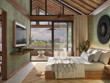 Departamento con alberca privada, frente al mar, en venta, Tankah, Tulum.
