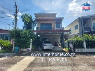 2-storey twin house, 35.9 sq.w., Natura Village, Sukhumvit-Phraeksa, Phraeksa Road, Old Sukhumvit Road, Mueang Samut Prakan, Samut Prakan