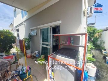 2-storey twin house, 35.9 sq.w., Natura Village, Sukhumvit-Phraeksa, Phraeksa Road, Old Sukhumvit Road, Mueang Samut Prakan, Samut Prakan