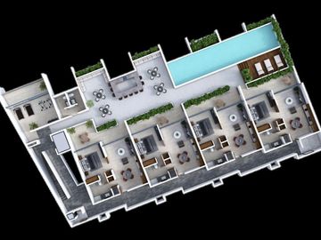 DEPARTAMENTO EN MERIDA YUCATAN ZONA NORTE ALTBRISA