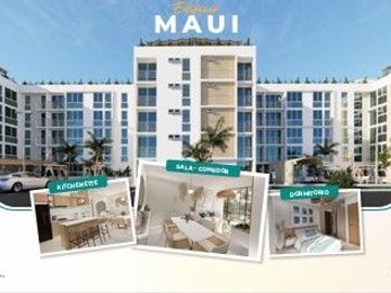 Venta de departamento de playa 70 m2, Cond. Asia Pacific, Boulevard Asia