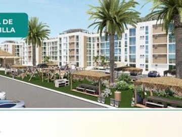 Venta de departamento de playa 70 m2, Cond. Asia Pacific, Boulevard Asia