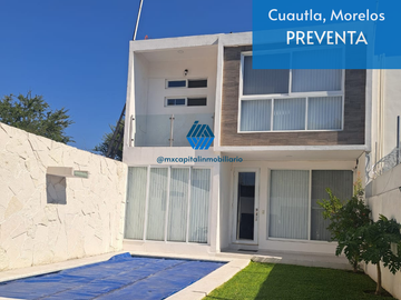 Casa con alberca en venta, Cuautla Morelos