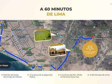 Venta de terreno de 500 m2, Pachacamac