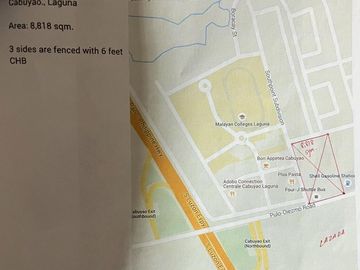 8818sqm Industrial Lot in Cabuyao Laguna - Pulo Diezmo road for sale **buyer only**