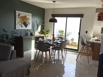 CASA MODERNA EN PACHUCA CON TERRAZA  SEGURIDAD Y PLUSVALIA