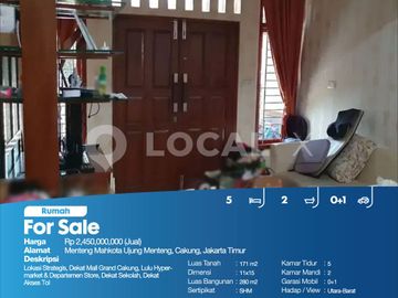 Rumah Menteng Mahkota Ujung Menteng, Cakung, Jakarta Timur