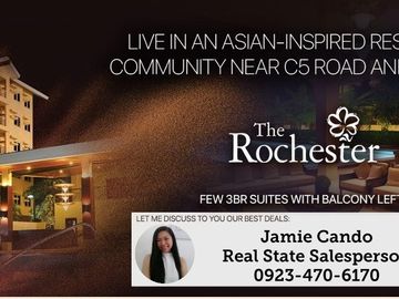 Cash Payment 850K Discount The Rochester Garden 1 Bedroom Suite near BGC Makati
