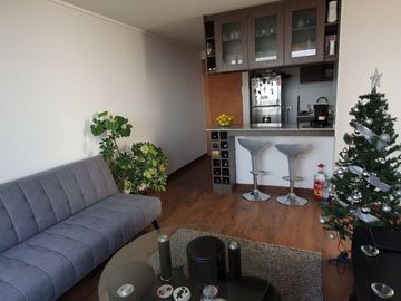 Concón, Vista, 2 dormitorios, terraza, estacionamiento