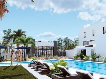 CASA CON JARDIN EN RESIDENCIAL PRIVADO EN CANCUN