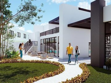 CASA CON JARDIN EN RESIDENCIAL PRIVADO EN CANCUN