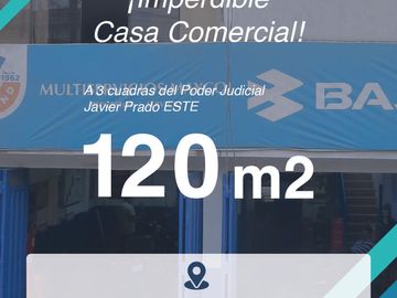 CASA 2 PISOS EN VENTA 120 M2 C. SALAZAR BONDY - ATE