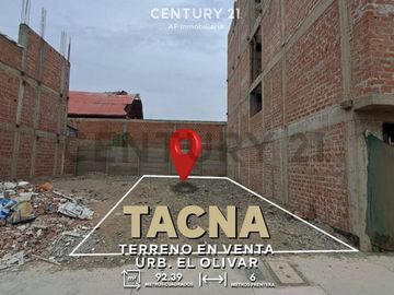 VENTA DE TERRENO EN URBANIZACION EL OLIVAR