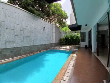 For Rent Modern House in Compound, with Private Pool at Pejaten Barat Jakarta Selatan