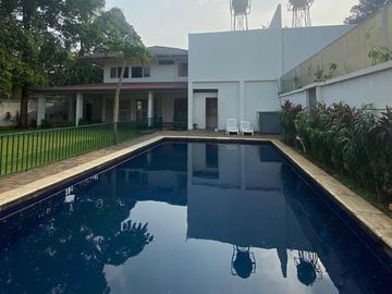 For Rent House in Compound, Private Pool & Garden - at Lembong House, Cipete Jakarta Selatan