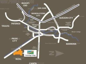 Condo For Sale: 1-Bedroom Loft 262k Downpayment Fast Move In NON-VAT Cambridge Village Pasig