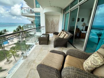 Departamento de lujo frente al mar, en venta, Zona Hotelera, Cancún