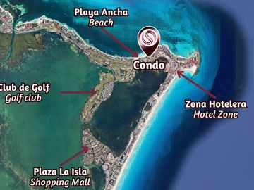 Departamento de lujo frente al mar, en venta, Zona Hotelera, Cancún