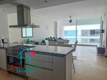 Departamento Amueblado en lujoso condominio de playa