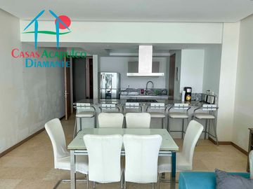 Departamento Amueblado en lujoso condominio de playa