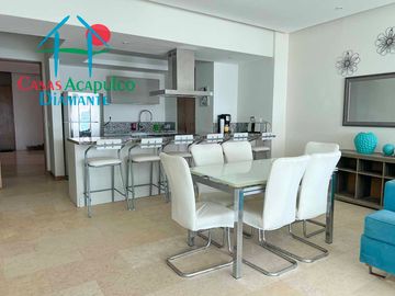 Departamento Amueblado en lujoso condominio de playa