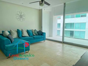 Departamento Amueblado en lujoso condominio de playa