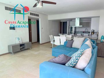 Departamento Amueblado en lujoso condominio de playa