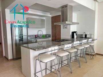 Departamento Amueblado en lujoso condominio de playa