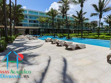 Departamento Amueblado en lujoso condominio de playa