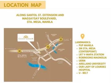 READY FOR OCCUPANCY CONDO IN MANILA COVENT GARDEN STUDIO UNIT 23.42 SQM PET FRIENDLY WITH FREEBIES