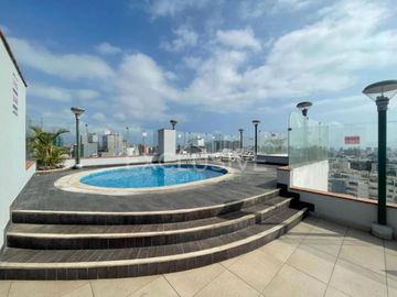 ESTRENO DÚPLEX MIRAFLORES 224 m²|4 DORMITORIOS |PISCINA |CERCA A PARQUE KENNEDY