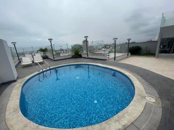 ESTRENO DÚPLEX MIRAFLORES 224 m²|4 DORMITORIOS |PISCINA |CERCA A PARQUE KENNEDY
