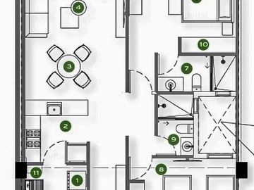 Departamento en Venta en Colonia Roma