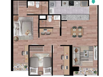 ¡DEPARTAMENTO DE ESTRENO EN SANTA BEATRIZ!
