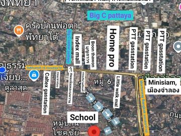 Great Location!!, Easy to Rent!Next to Rai Wanasin Market and Sawangboriboon School!! Twin House for Sale – #Siam Country Club Road, Pattaya