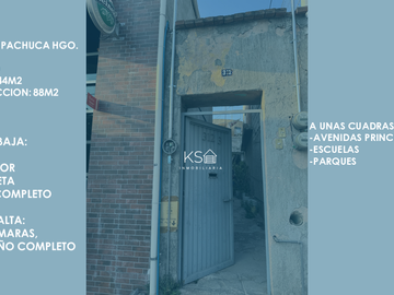CASA EN VENTA PACHUCA, COLONIA MORELOS
