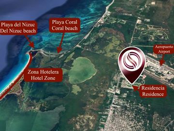 Residencia frente al lago, alberca privada, doble altura, en residencial con casa club y amenidades de lujo, Lagos del Sol, venta en Cancun