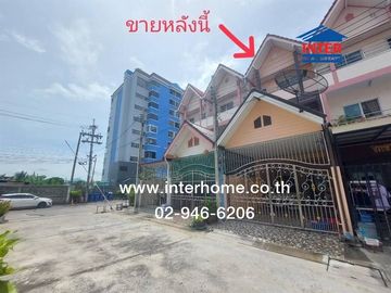 3-storey townhouse, 23.2 sq m, Vibhavadi Village, near BTS Chang Erawan, Vibhavadi Mansion Alley, Sukhumvit Road, Mueang Samut Prakan, Samut Prakan