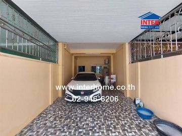 3-storey townhouse, 23.2 sq m, Vibhavadi Village, near BTS Chang Erawan, Vibhavadi Mansion Alley, Sukhumvit Road, Mueang Samut Prakan, Samut Prakan
