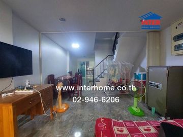 3-storey townhouse, 23.2 sq m, Vibhavadi Village, near BTS Chang Erawan, Vibhavadi Mansion Alley, Sukhumvit Road, Mueang Samut Prakan, Samut Prakan
